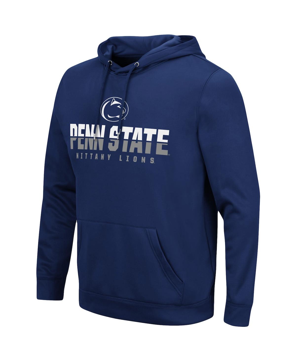 Colosseum Navy Penn State Nittany Lions Lantern Pullover Hoodie In Navy