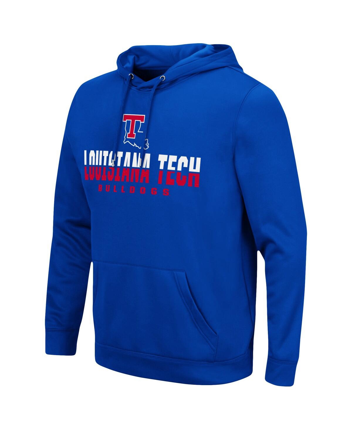 Colosseum Royal Louisiana Tech Bulldogs Lantern Pullover Hoodie In Royal
