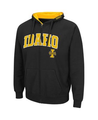 Men's Black Idaho Vandals Arch and Logo 3.0 Full-Zip Hoodie