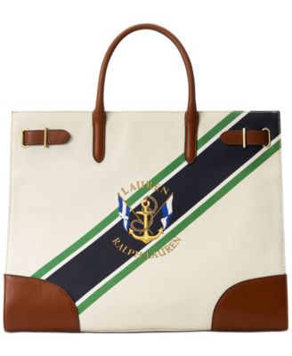 Lauren Ralph Lauren - Print Canvas Large Devyn Tote Bag