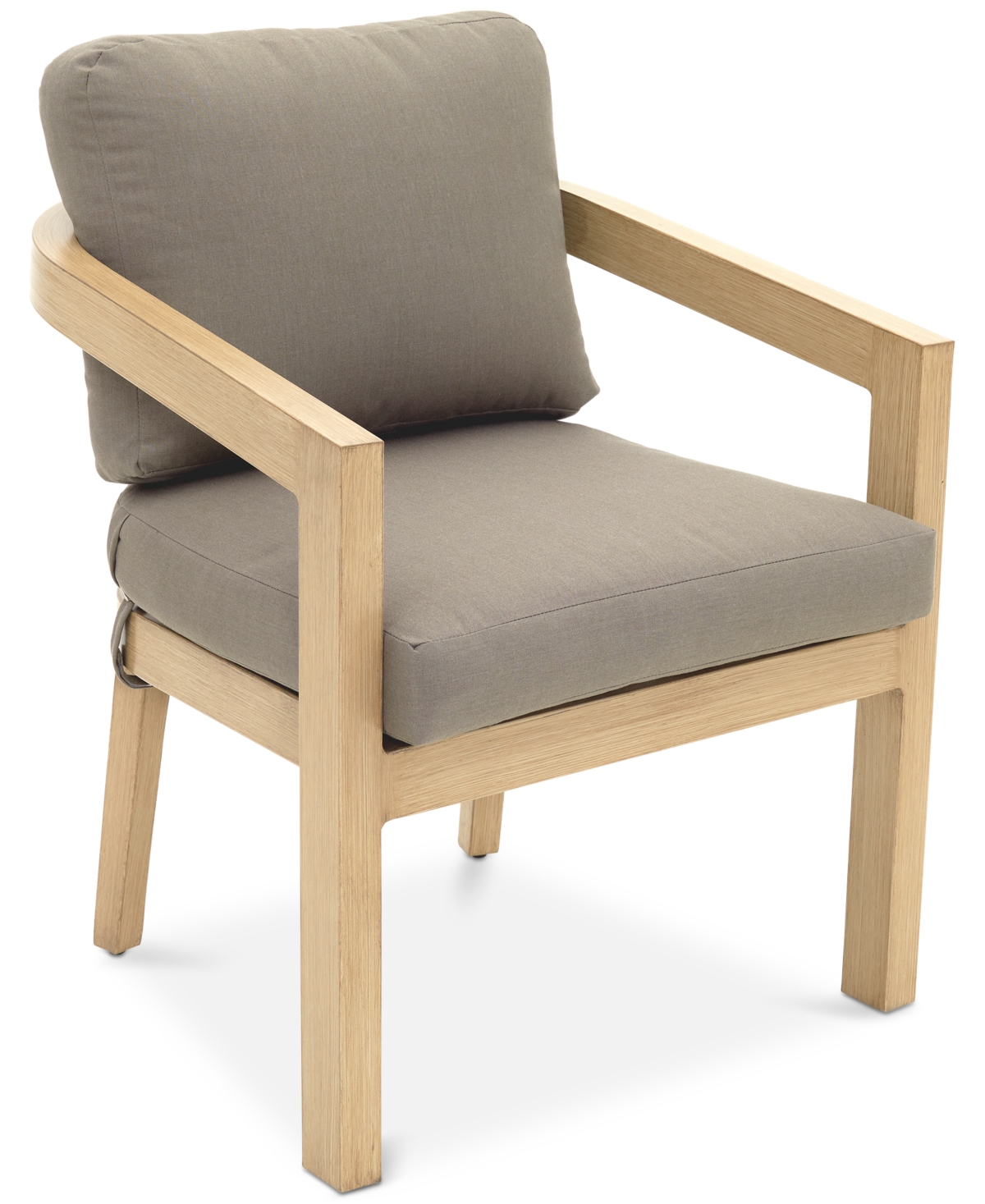 Shop Agio Reid Outdoor Dining Chair, Created For Macy's In Solartex Bark