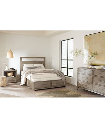 King bed 2025 with attached bench