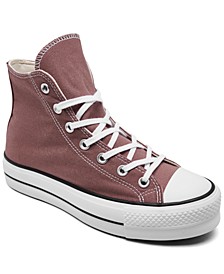 Women's Chuck Taylor All Star Lift Platform Canvas High Top Casual Sneakers from Finish Line