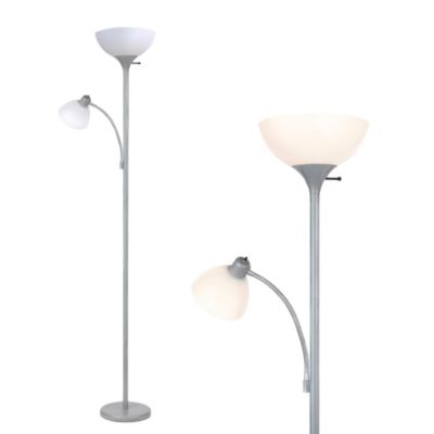 Sky Dome Plus 72" LED Torchiere Floor Lamp with 1 Reading Arm