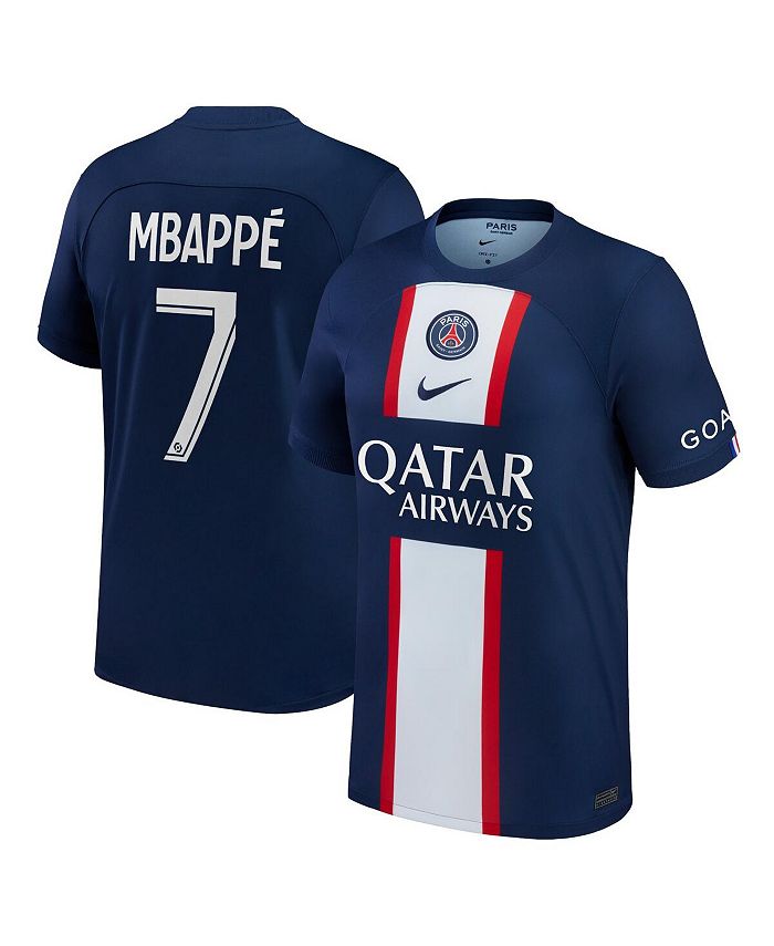 Nike Men's Kylian Mbappe Blue Paris Saint-Germain 2022/23 Home