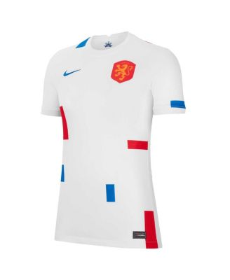 Women's White Netherlands Women's National Team 2022/23 Away Replica Blank Jersey