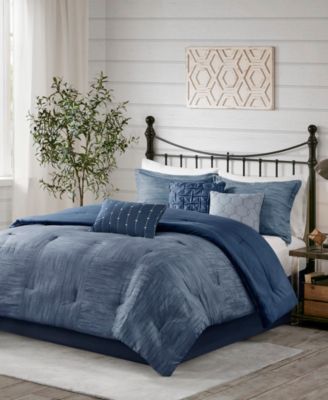 Walter Seersucker 7-Pc. Comforter Set, California King