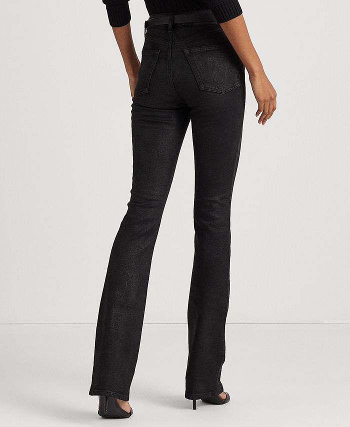Lauren Ralph Lauren Women's CoatedDenim HighRise Boot Jeans Macy's