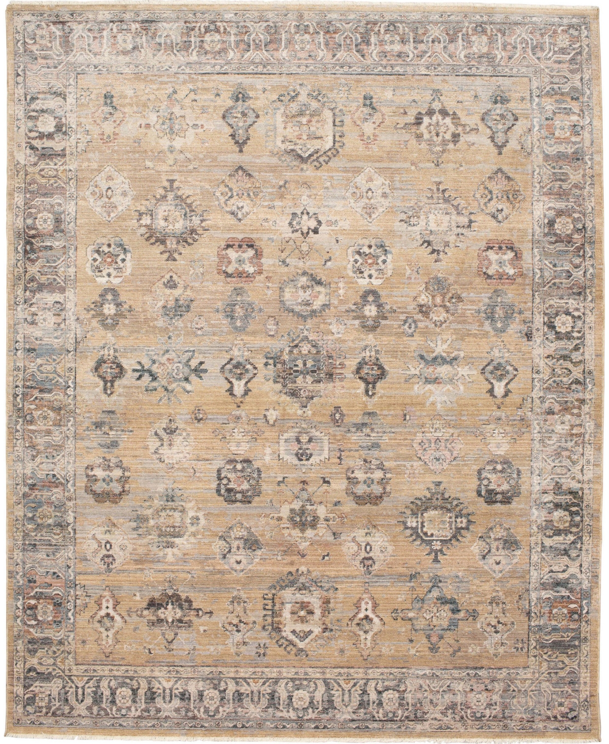 Karastan Echo Aurelia 6'7in x 9'6in Area Rug - Camel