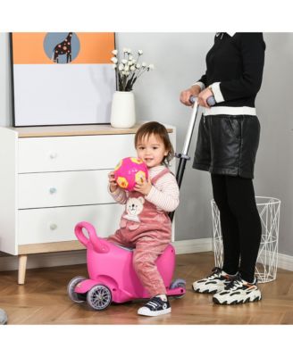 3-in-1 Kids Scooter, Ride-on Sliding Car & Push Walker for 2-6 years,