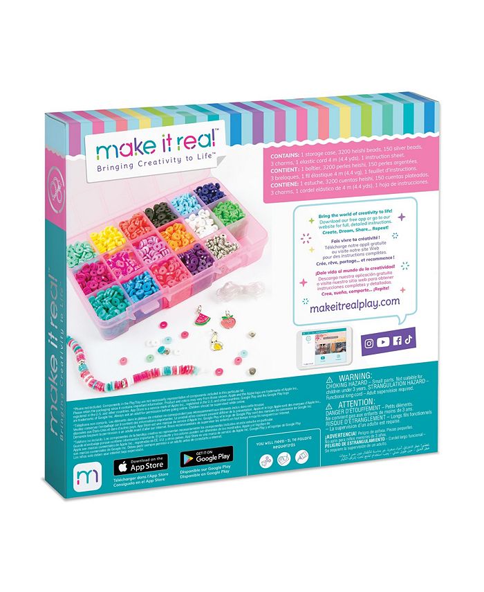 Make It Real Heishi Bead Kit Do It Yourself Bracelet Kit Macy's