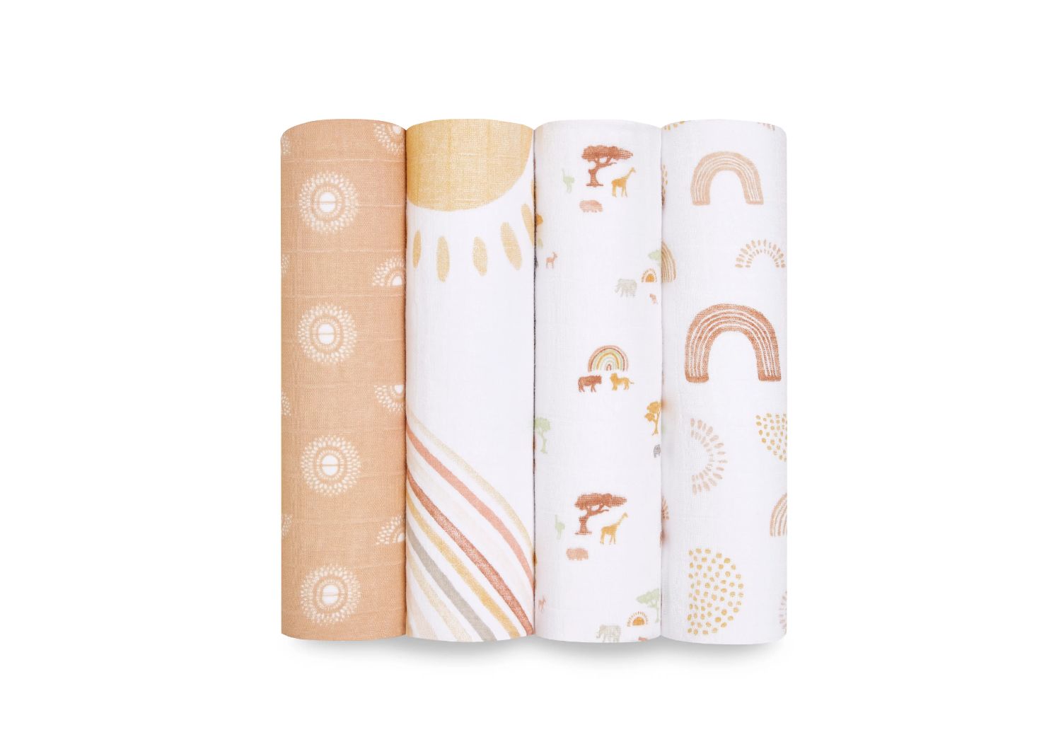 Baby Girls Keep Rising Swaddle Blankets, Pack of 4