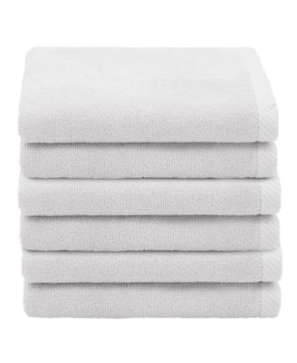 Ediree Turkish Cotton 6 Piece Fingertip Towels Set