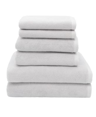 Ediree Turkish Cotton 6 Piece Bath Towel Set