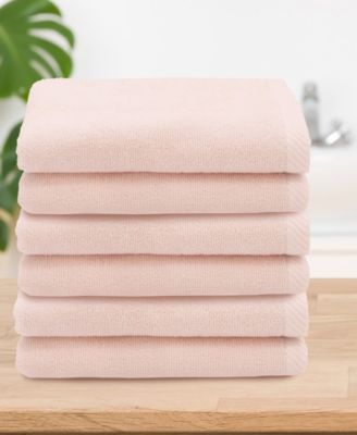 Ediree Turkish Cotton 6 Piece Fingertip Towels Set