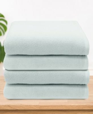 Ediree Turkish Cotton 4 Piece Bath Towel Set