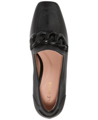 Cole Haan Women's Chrystie Square Toe Chain Loafer Pumps   Macy's