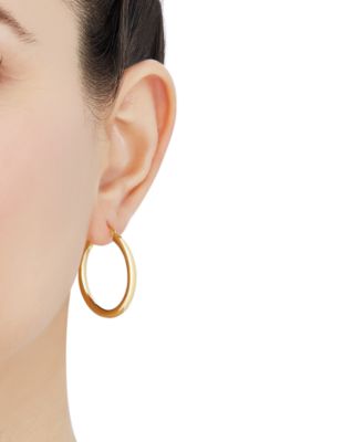 Giani Bernini Polished Tube Hoop Earrings, 30mm, Created for Macy's