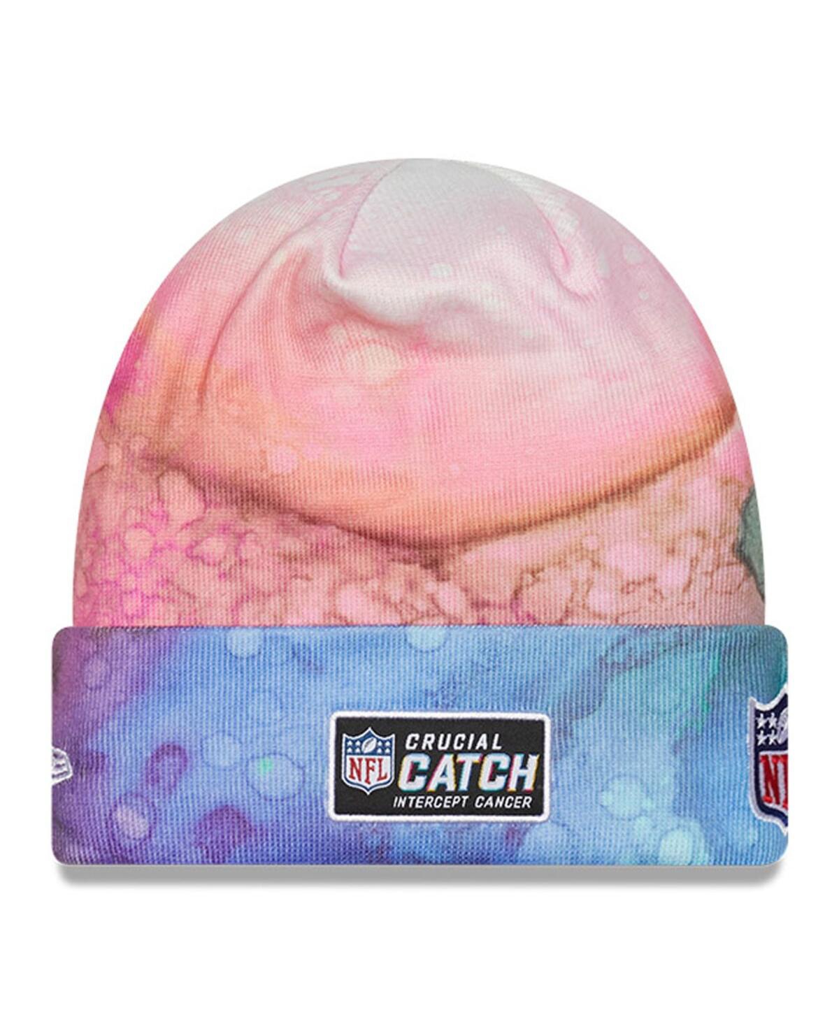 Shop New Era Big Boys  Pink Los Angeles Rams 2022 Nfl Crucial Catch Knit Hat