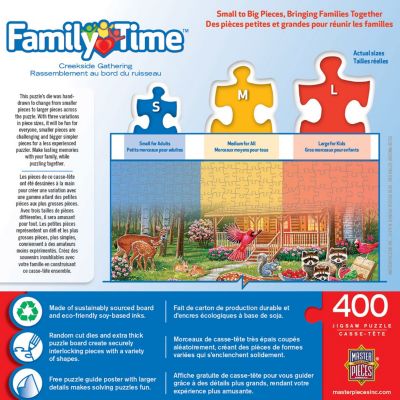 MasterPieces Family Time - Creekside Gathering 400 Piece Jigsaw Puzzle