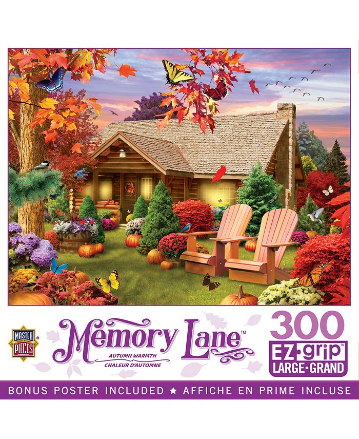 MasterPieces Puzzles Memory Lane - Autumn Warmth 300 Piece Puzzle By ...