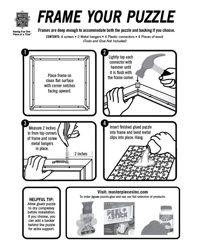 MasterPieces Puzzles Panoramic Wood Jigsaw Puzzle Frame 1000 Piece