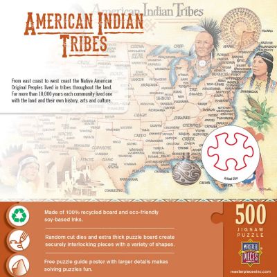 American Indian Tribes 500 Piece Jigsaw Puzzle for Adults