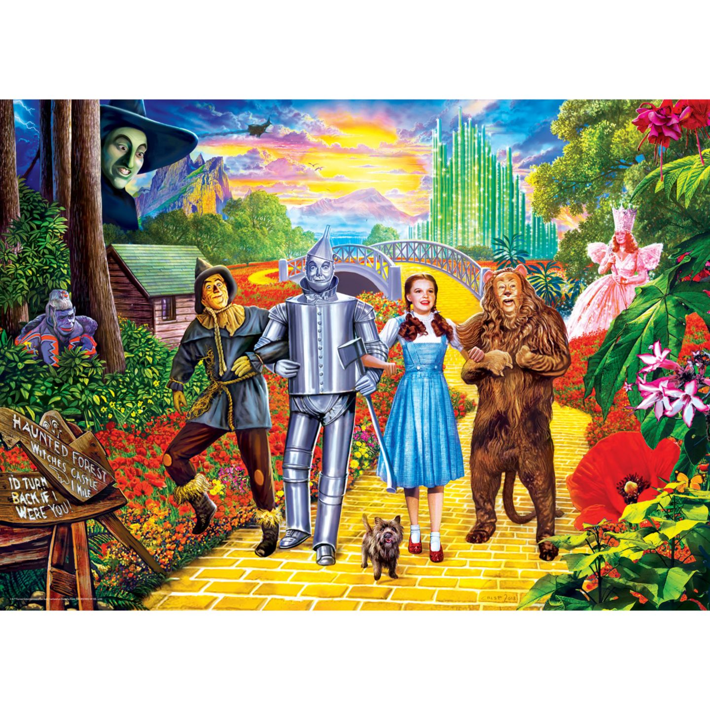 Детская игрушка MasterPieces Puzzles MasterPieces The Wizard of Oz - Off to See the Wizard 1000 Piece Puzzle, цвет: Разноцветный — фото 2