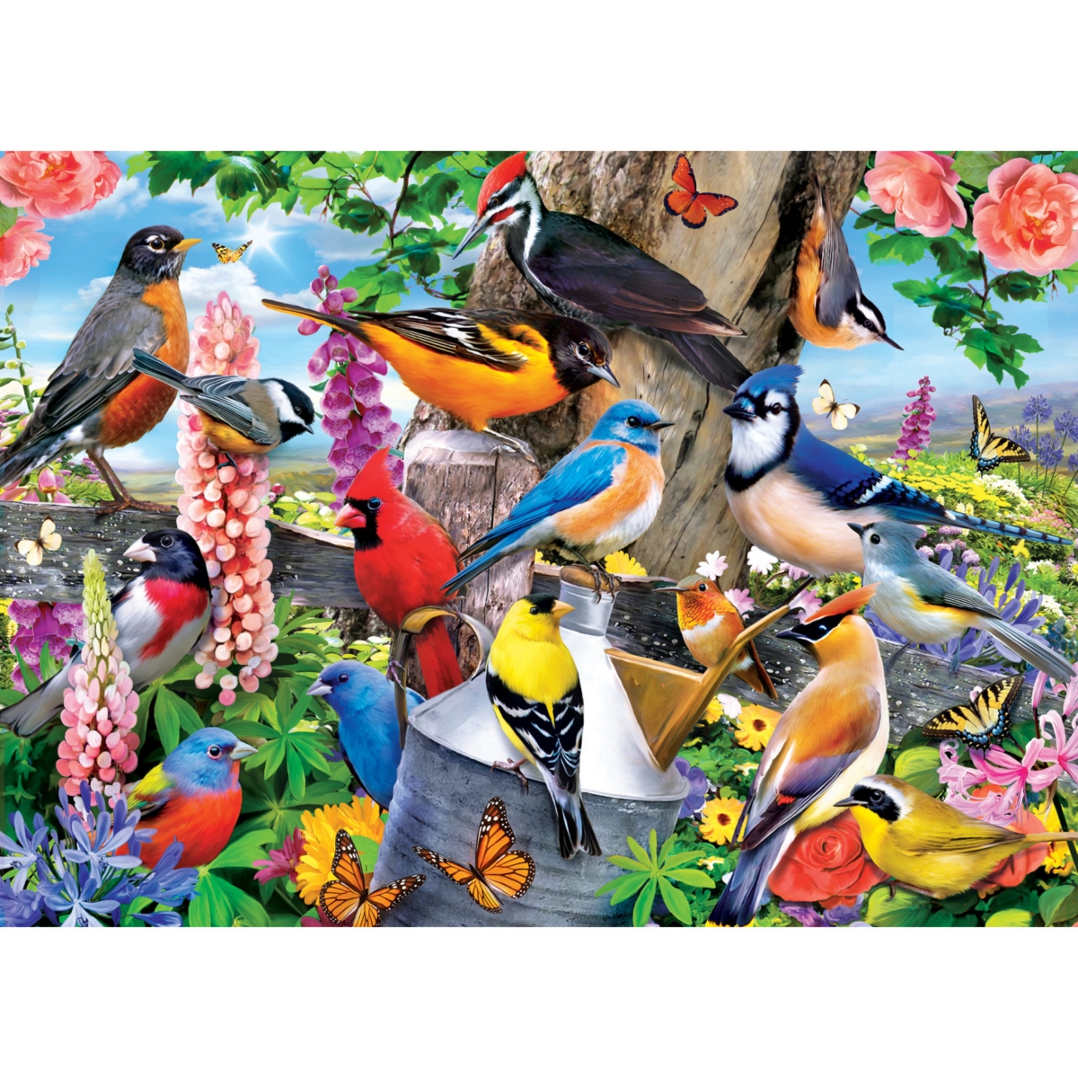 Masterpieces Audubon - Spring Gathering 1000 Piece Jigsaw Puzzle