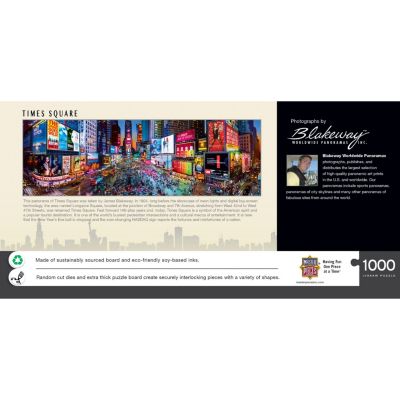 MasterPieces Times Square 1000 Piece Panoramic Jigsaw Puzzle