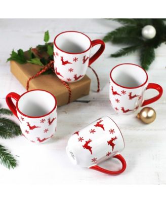 Winterfest Holiday Mugs, Set of 4