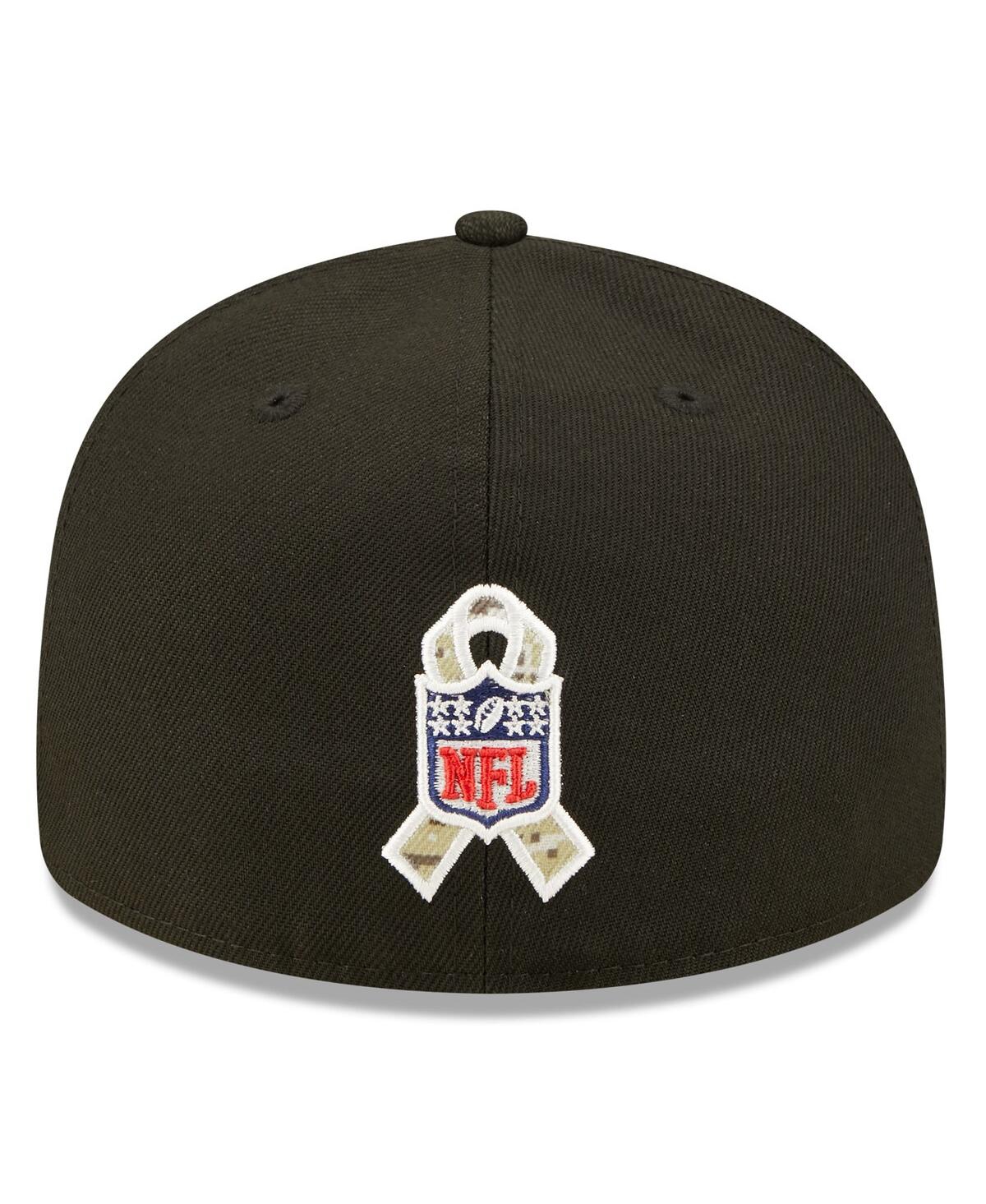Shop New Era Men's  Black Indianapolis Colts 2022 Salute To Service Low Profile 59fifty Fitted Hat