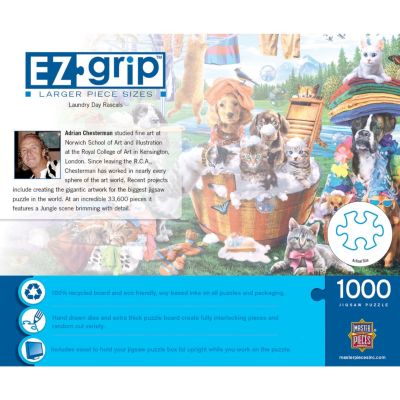 MasterPieces EZ Grip - Laundry Day Rascals 1000 Piece Jigsaw Puzzle