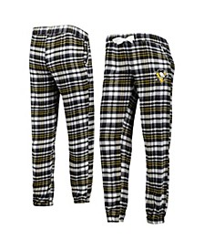 Women's Black Pittsburgh Penguins Mainstay Flannel Pants