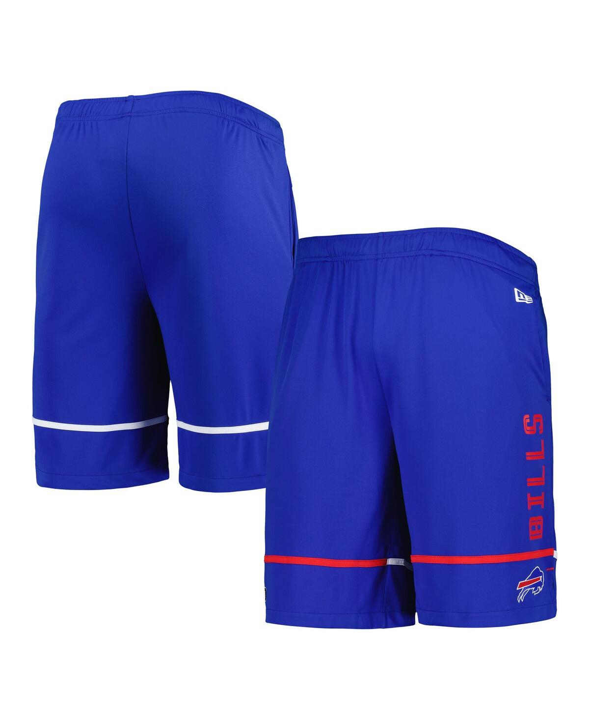 Shop New Era Men's  Royal Buffalo Bills Combine Authentic Rusher Training Shorts