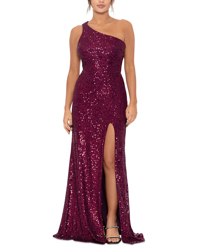 Macy's burgundy 2025 dress juniors