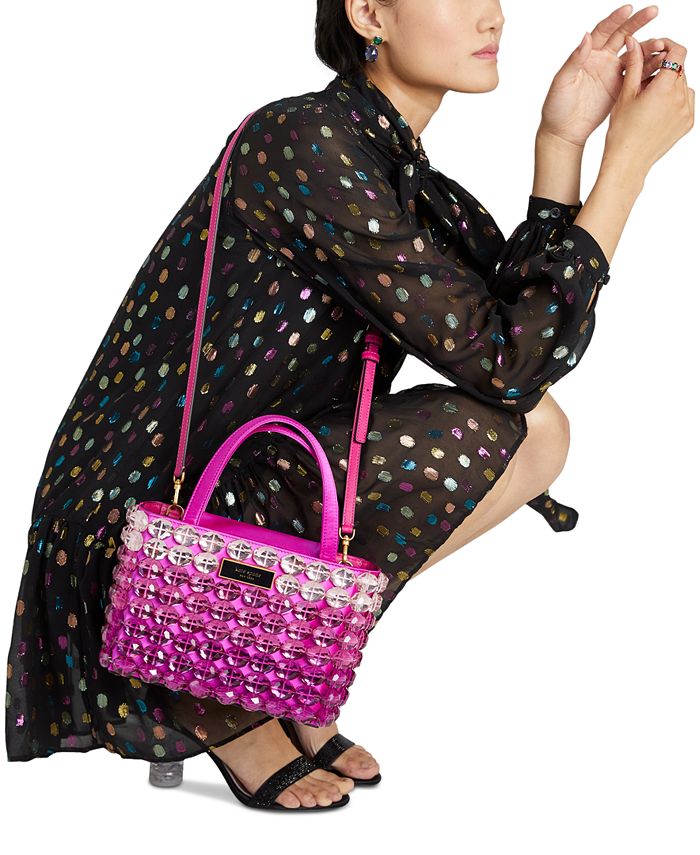 kate spade new york Sam Icon Candy Gem Embellished Nylon Small Tote - Macy's