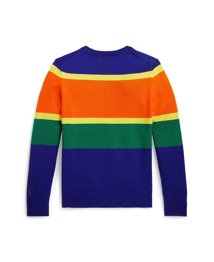 Ralph lauren rainbow sweater hot sale