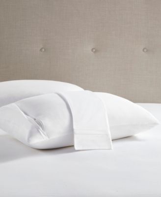 Soft & Quiet King Pillow Protectors - 2 Pack, 450 Thread Count, Zippered, Breathable Cotton Blend
