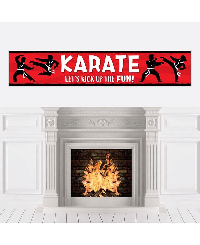 Big Dot of Happiness Karate Master Martial Arts Party Decorations