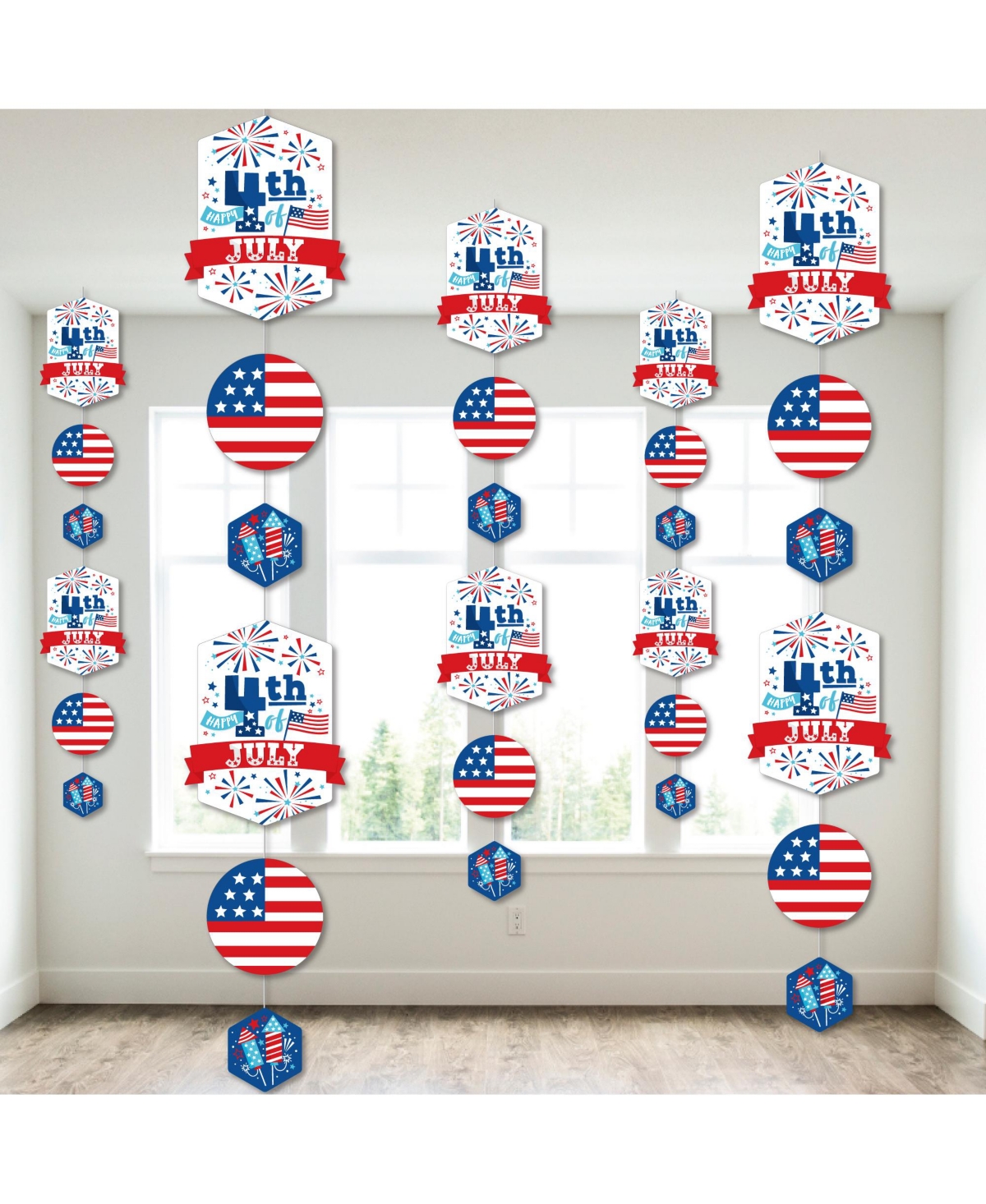 15113673 Firecracker 4th of July - Party Backdrop - Hanging sku 15113673
