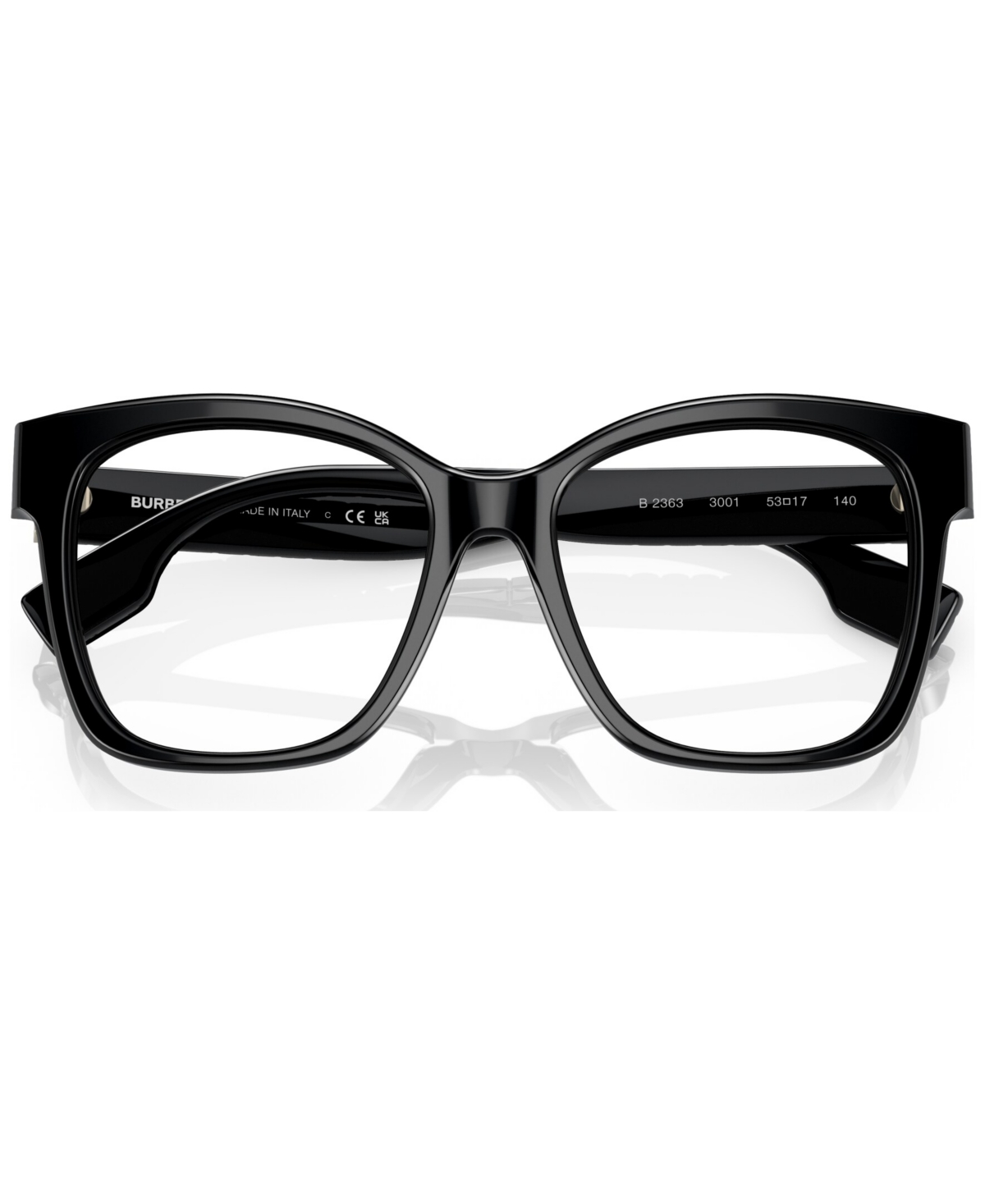 Burberry Women's Square Eyeglasses, Be236351-o In Black