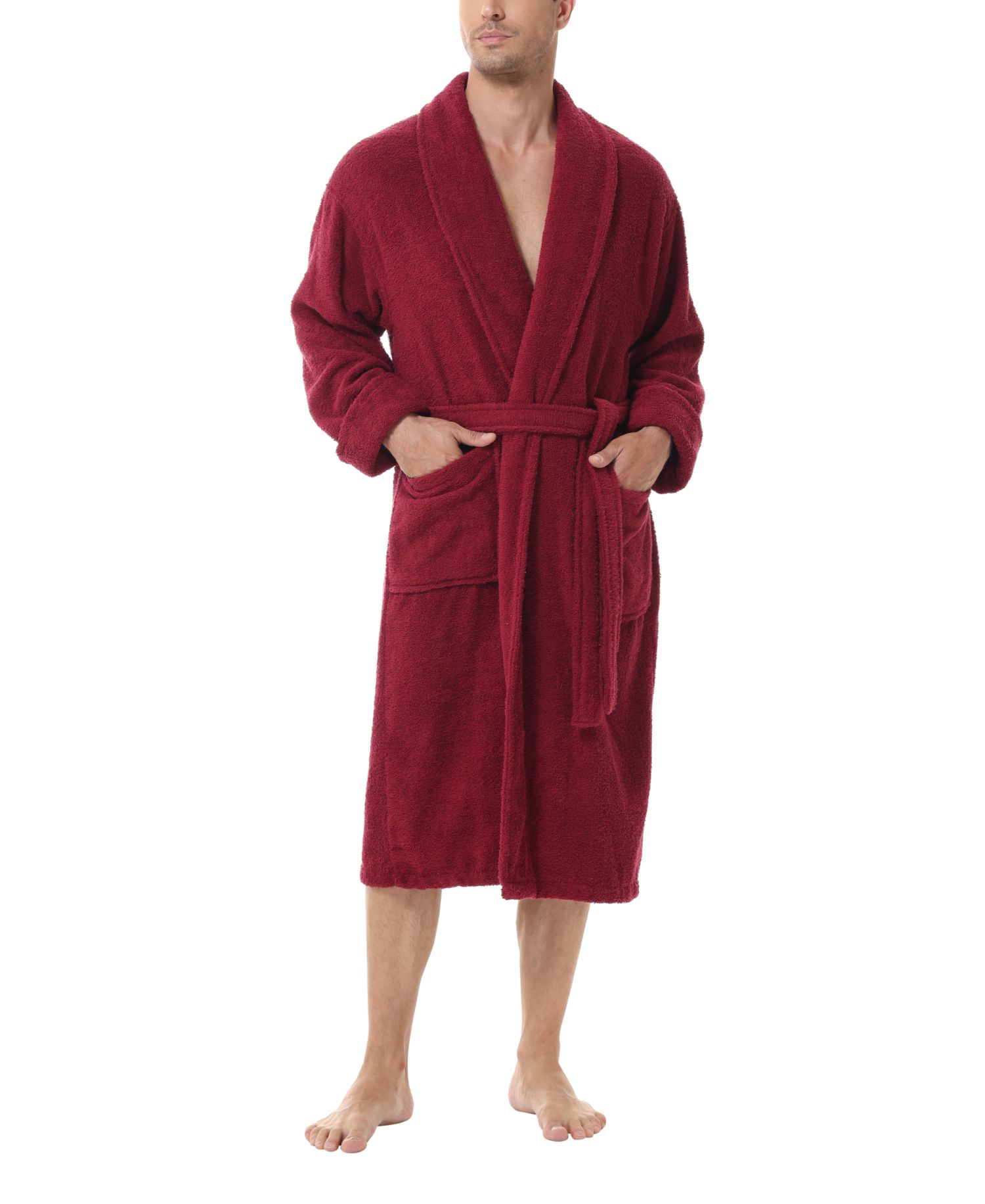 Men's All Cotton Terry Robe