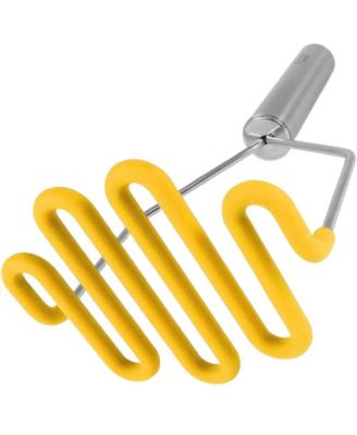 Non-Scratch Potato Masher Kitchen Tool - Durable Stainless Steel Mashed Potatoes Masher