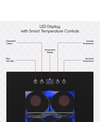 IonChill 6-Bottle Wine Cooler 13-Liter Mini Fridge