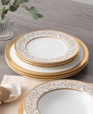 Summit Gold Set of 4 Dinner Plates, 10.75"