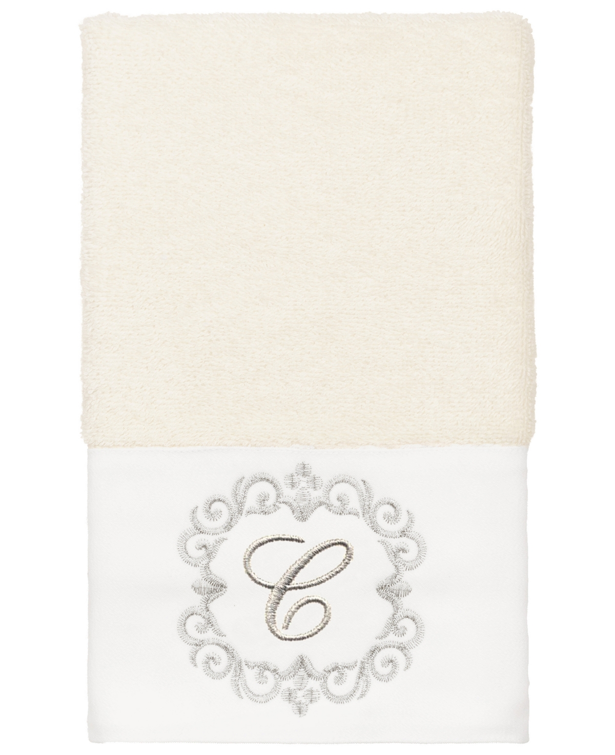 Linum Home Turkish Cotton Monica Embellished Towel 3 Piece Set