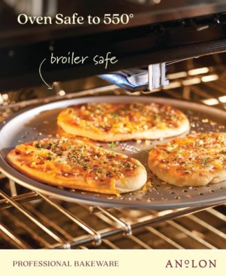 Pro-Bake Bakeware Aluminized Steel Perforated Pizza Pan, 14"