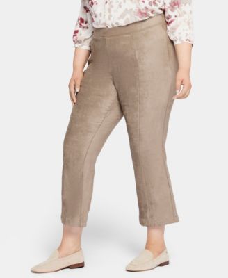 Plus Size Slim Bootcut Pull-On Pants