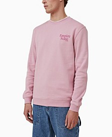 Men's Graphic Crew Fleece Sweatshirt